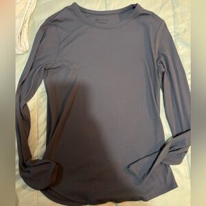 No Boundaries Women's Long Sleeve Top in Dark Gray